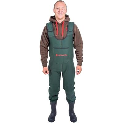 Ultimate 4.8mm Neoprene Waders 44 Waders Pêche - Publicité Ultimate 4.8mm Neoprene Waders 44 Waders Pêche - Publicité