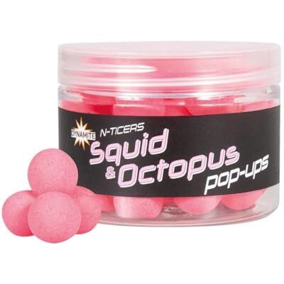 Dynamite N-Ticers Squid & Octopus Pop-Ups 12 mm, super flottante haute visibilité, très aromatisé, idéal pour Ronnie et Chod Rigs, libération d'attraction à long terme. Publicité Dynamite N-Ticers Squid & Octopus Pop-Ups 12 mm, super flottante haute visibilité, très aromatisé, idéal pour Ronnie et Chod Rigs, libération d'attraction à long terme. Publicité