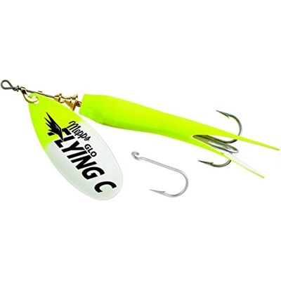 Mepps Mepp's Flying C Unique/aigus Crochet Leurre de Pêche, 5/226,8 Gram, Hot Chartreuse Manches/Glo Lame - Publicité Mepps Mepp's Flying C Unique/aigus Crochet Leurre de Pêche, 5/226,8 Gram, Hot Chartreuse Manches/Glo Lame - Publicité