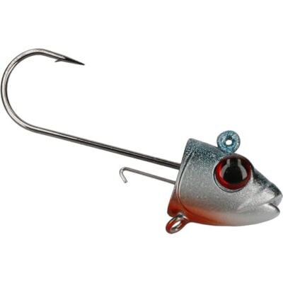 MIKADO Jig Head Jaws Vertical Lot de 2 têtes plombées pour pêche verticale avec crochet 5/0 pour appâts de 14 à 17 cm avec œillet Stinger 30 g, 45 g et 60 g - Publicité MIKADO Jig Head Jaws Vertical Lot de 2 têtes plombées pour pêche verticale avec crochet 5/0 pour appâts de 14 à 17 cm avec œillet Stinger 30 g, 45 g et 60 g - Publicité