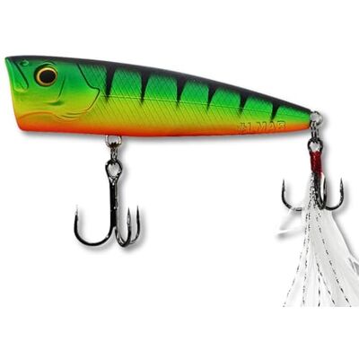 LMAB Topwater Splash Vibe 70F Leurre de pêche Popper sans plomb 7 cm Leurre de surface pour la pêche au brochet, Plopper pour la pêche à la perche, à l'aspe (Fire Tiger) - Publicité LMAB Topwater Splash Vibe 70F Leurre de pêche Popper sans plomb 7 cm Leurre de surface pour la pêche au brochet, Plopper pour la pêche à la perche, à l'aspe (Fire Tiger) - Publicité
