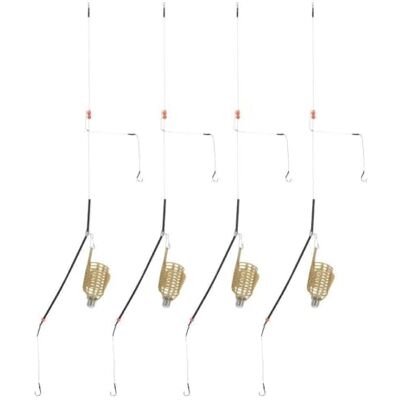 VBESTLIFE Cage à appâts de pêche Portable, 4 PCS Léger Portable Leurre de pêche Appât Piège Panier Feeder Fish Tackle Accessoires(40G) - Publicité VBESTLIFE Cage à appâts de pêche Portable, 4 PCS Léger Portable Leurre de pêche Appât Piège Panier Feeder Fish Tackle Accessoires(40G) - Publicité