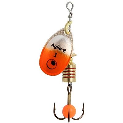 Cuiller Mepps aglia e brite Taille 1 3.5, 1, orange, Blister - Publicité Cuiller Mepps aglia e brite Taille 1 3.5, 1, orange, Blister - Publicité