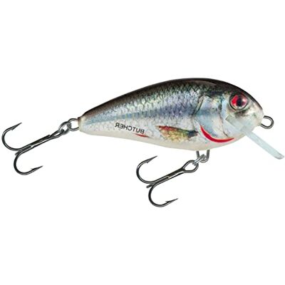 Salmo Butcher Wobbler 5 cm 7 g affondante Holo Real Dace - Publicité Salmo Butcher Wobbler 5 cm 7 g affondante Holo Real Dace - Publicité