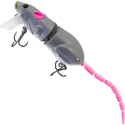 TSURI Leurre Articulé Souris 8 cm 15 g – Rat Pêche du Brochet, Silure, Black Bass, Carnassiers, Eau Douce - Publicité TSURI Leurre Articulé Souris 8 cm 15 g – Rat Pêche du Brochet, Silure, Black Bass, Carnassiers, Eau Douce - Publicité