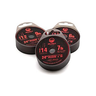 Korda Guru Super Pellet Waggler Bas de ligne à bandes 61 cm (Taille 18) - Publicité Korda Guru Super Pellet Waggler Bas de ligne à bandes 61 cm (Taille 18) - Publicité