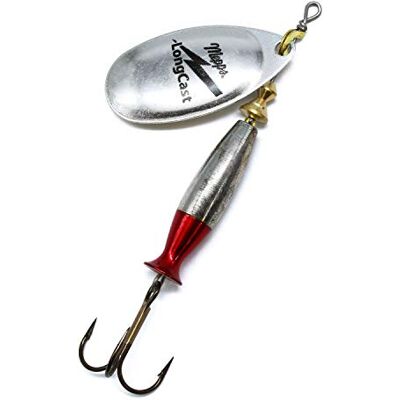 Mepps Spinner Aglia Long Cast Silver 4 - Publicité Mepps Spinner Aglia Long Cast Silver 4 - Publicité