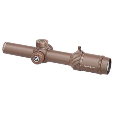 Vector Optics Forester 1-8x24 SFP FDE Lunette de visée pour sport, airsoft et chasse, fusil à air comprimé, visière cible, lunette de visée de fusil, Rifle Scope, nombreux accessoires - Publicité Vector Optics Forester 1-8x24 SFP FDE Lunette de visée pour sport, airsoft et chasse, fusil à air comprimé, visière cible, lunette de visée de fusil, Rifle Scope, nombreux accessoires - Publicité