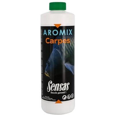 GUNKI Sensas Attractant Aromix Carpe 500mL 00171 - Publicité GUNKI Sensas Attractant Aromix Carpe 500mL 00171 - Publicité