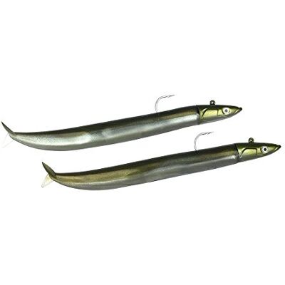 Fiiish Double Combo Crazy Sand Eel 120 Tete Plombee Off Shore 12cm 15g Kaki - Publicité Fiiish Double Combo Crazy Sand Eel 120 Tete Plombee Off Shore 12cm 15g Kaki - Publicité