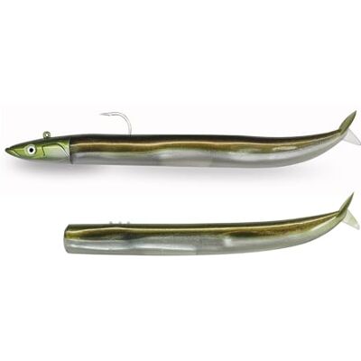 Fiiish Combo Extra Deep Crazy Sand Eel + Rattle No.4-18cm 55g Kaki CSE1438 - Publicité Fiiish Combo Extra Deep Crazy Sand Eel + Rattle No.4-18cm 55g Kaki CSE1438 - Publicité