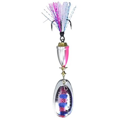 Blue Fox Classic Vibrax 03 Foxtail Tackle Truite Arc-en-Ciel 1/4 - Publicité Blue Fox Classic Vibrax 03 Foxtail Tackle Truite Arc-en-Ciel 1/4 - Publicité
