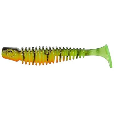 GUNKI Leurre Souple Tipsy-Sxl 76-7.6cm 4.1g 3" Fire Tiger 76227 - Publicité GUNKI Leurre Souple Tipsy-Sxl 76-7.6cm 4.1g 3" Fire Tiger 76227 - Publicité