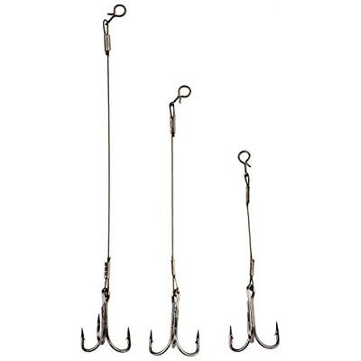 Behr Clip Stinger Bas de ligne en acier 1 x 19 avec triple crochet Taille 4 1/ - Publicité Behr Clip Stinger Bas de ligne en acier 1 x 19 avec triple crochet Taille 4 1/ - Publicité