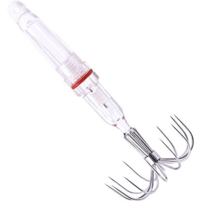 MiOYOOW Leurres Hameçons Lumineux pour Calamars, Appâts de pêche Turluttes Lumineuse, Appâts de Pêche pour Poulpes avec Hameçons, pour Eau Douce et Eau Salée - Publicité MiOYOOW Leurres Hameçons Lumineux pour Calamars, Appâts de pêche Turluttes Lumineuse, Appâts de Pêche pour Poulpes avec Hameçons, pour Eau Douce et Eau Salée - Publicité