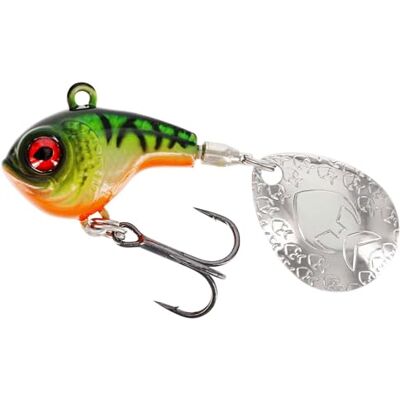 Westin DropBite Spin Tail Spinner Jigspinner, longueur/poids : 3,4 cm/17 g, couleur : Firetiger - Publicité Westin DropBite Spin Tail Spinner Jigspinner, longueur/poids : 3,4 cm/17 g, couleur : Firetiger - Publicité