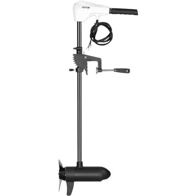 VEVOR Moteur de Bateau de Pêche à la Traîne, Poussée 39 kg, Moteur Hors-bord Électrique 24 V, Tige 915 mm, 5 Vitesses Avant 3 Arrière, avec Indicateur de Batterie, pour Kayak, en Eau Douce et Salée - Publicité VEVOR Moteur de Bateau de Pêche à la Traîne, Poussée 39 kg, Moteur Hors-bord Électrique 24 V, Tige 915 mm, 5 Vitesses Avant 3 Arrière, avec Indicateur de Batterie, pour Kayak, en Eau Douce et Salée - Publicité
