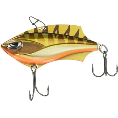 Rapala Leurre de Pêche Rap-V Blade Construction Plastique/Métal Leurre Pêche d'eau Douce Coulant Profondeur de Nage Variable Taille 6cm / 14g Fabriqué en Estonie Gold Chrome Tiger - Publicité Rapala Leurre de Pêche Rap-V Blade Construction Plastique/Métal Leurre Pêche d'eau Douce Coulant Profondeur de Nage Variable Taille 6cm / 14g Fabriqué en Estonie Gold Chrome Tiger - Publicité