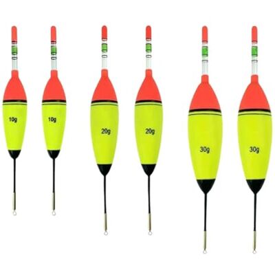 ZHYUAN 6 Articles Flotteur Peche,Flotteur de pêche en EVA,Flotteur de pêche Lumineux,Flotteur De Peche Facile À Utiliser,Flotteur de pêche,Convient à la pêche en mer de la Carpe argentée et du Bar - Publicité ZHYUAN 6 Articles Flotteur Peche,Flotteur de pêche en EVA,Flotteur de pêche Lumineux,Flotteur De Peche Facile À Utiliser,Flotteur de pêche,Convient à la pêche en mer de la Carpe argentée et du Bar - Publicité