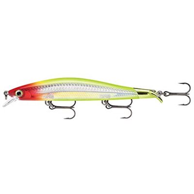 Rapala Leurre de Pêche Ripstop Matériel de Pêche avec 2 Bavettes Leurre Pêche d'Eau Douce Profondeur de Nage 1.3-1.6m Taille 12cm / 14g Fabriqué en Estonie Clown - Publicité Rapala Leurre de Pêche Ripstop Matériel de Pêche avec 2 Bavettes Leurre Pêche d'Eau Douce Profondeur de Nage 1.3-1.6m Taille 12cm / 14g Fabriqué en Estonie Clown - Publicité