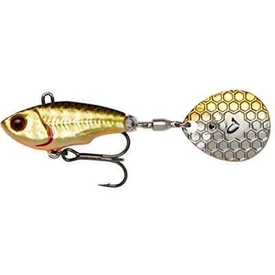 Savage Gear Fat Tail Spin sinkend – Jig Spiner, taille/poids/couleur : 5,5 cm/6,5 g/Dirty Roach - Publicité Savage Gear Fat Tail Spin sinkend – Jig Spiner, taille/poids/couleur : 5,5 cm/6,5 g/Dirty Roach - Publicité
