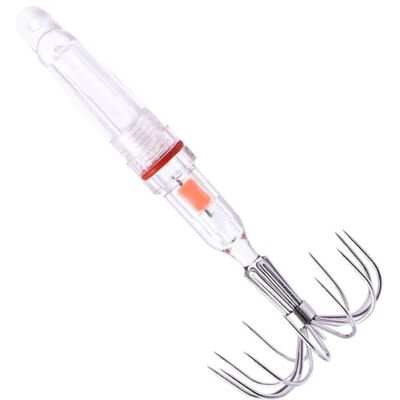 MiOYOOW Leurres Hameçons Lumineux pour Calamars, Appâts de pêche Turluttes Lumineuse, Appâts de Pêche pour Poulpes avec Hameçons, pour Eau Douce et Eau Salée - Publicité MiOYOOW Leurres Hameçons Lumineux pour Calamars, Appâts de pêche Turluttes Lumineuse, Appâts de Pêche pour Poulpes avec Hameçons, pour Eau Douce et Eau Salée - Publicité