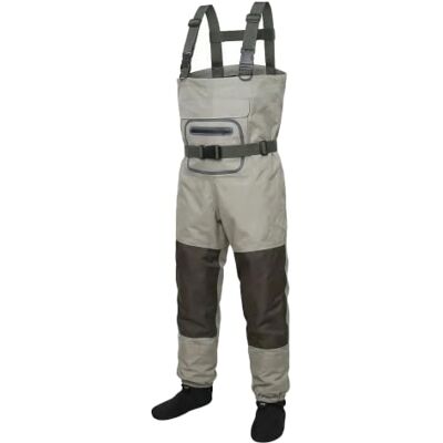Kylebooker Pêche à la Mouche Stockingfoot Waders Poitrine Chaussants Abordable Respirable Poitrine Respirantes Imperméables à l'eau - Publicité Kylebooker Pêche à la Mouche Stockingfoot Waders Poitrine Chaussants Abordable Respirable Poitrine Respirantes Imperméables à l'eau - Publicité