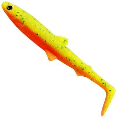 Westin BullTeez Shadtail Poisson en caoutchouc 9,5 cm 7 g Couleur : vert tomato - Publicité Westin BullTeez Shadtail Poisson en caoutchouc 9,5 cm 7 g Couleur : vert tomato - Publicité