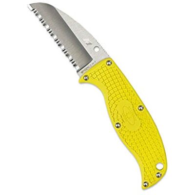 Spyderco Enuff Sheepfoot Salt FB31SYL - Publicité Spyderco Enuff Sheepfoot Salt FB31SYL - Publicité