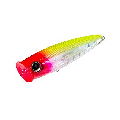 Yo-Zuri Leurre Flottant 3D Popper Tête Rouge - Publicité Yo-Zuri Leurre Flottant 3D Popper Tête Rouge - Publicité