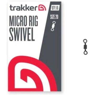 Trakker Lot de 10 émerillons Micro Rig Taille 20 - Publicité Trakker Lot de 10 émerillons Micro Rig Taille 20 - Publicité