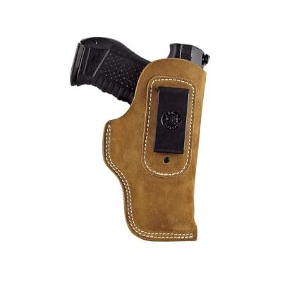 Vega Holster Étui à rabat en cuir à ressort - Publicité Vega Holster Étui à rabat en cuir à ressort - Publicité