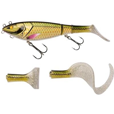 Berkley Zilla Tailswinger, hameçon de pêche, leurre Dur, Le Premier Tailbait articulé sur Le marché avec Une Action de nage étonnante et Une Grande polyvalence - Publicité Berkley Zilla Tailswinger, hameçon de pêche, leurre Dur, Le Premier Tailbait articulé sur Le marché avec Une Action de nage étonnante et Une Grande polyvalence - Publicité
