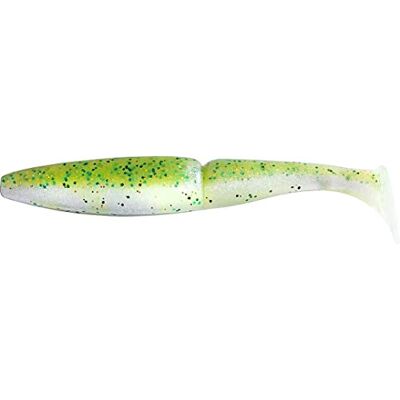 SAWAMURA LEURRE ONE UP SHAD 4 071 YELLOW CHART - Publicité SAWAMURA LEURRE ONE UP SHAD 4 071 YELLOW CHART - Publicité