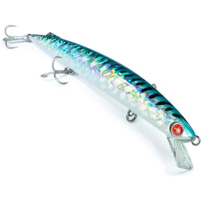 Seaspin Mommotti 190 K – Leurre Artificiel pour la Pêche au Spinning, Long Jerk Minnow Sinking 190 mm 35 g – BKK 4X, Lancers Longue Distance – pour Prédateurs Marins Mackerel - Publicité Seaspin Mommotti 190 K – Leurre Artificiel pour la Pêche au Spinning, Long Jerk Minnow Sinking 190 mm 35 g – BKK 4X, Lancers Longue Distance – pour Prédateurs Marins Mackerel - Publicité