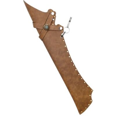 MiOYOOW Carquois de Tir à l'arc, Étui de Flèche Rétro Étanche Taille Portable Carquois de Taille de Flèche en Cuir PU Portable pour Arc à Poulies Classiques - Publicité MiOYOOW Carquois de Tir à l'arc, Étui de Flèche Rétro Étanche Taille Portable Carquois de Taille de Flèche en Cuir PU Portable pour Arc à Poulies Classiques - Publicité