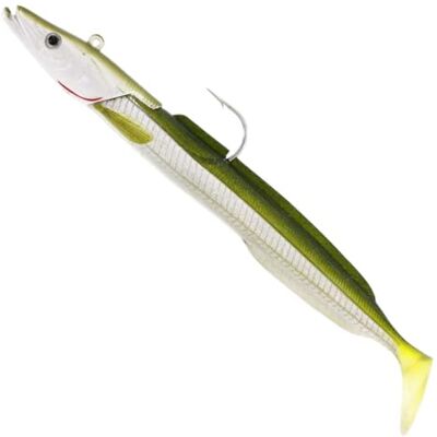 Westin Sandy Andy Jig 14 cm 32 g – 1 tête plombée + 2 poissons en caoutchouc, couleur : Tobis Ammo - Publicité Westin Sandy Andy Jig 14 cm 32 g – 1 tête plombée + 2 poissons en caoutchouc, couleur : Tobis Ammo - Publicité