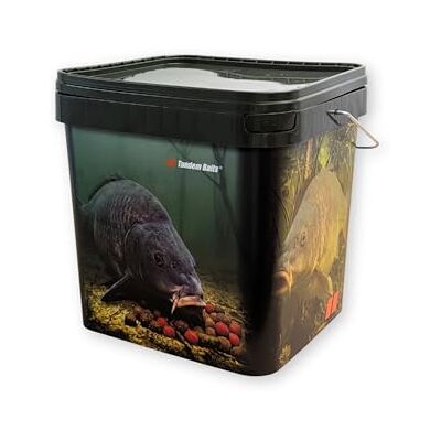 Tandem Baits Seaux de Pêche Carpe avec Couvercle 17l - Publicité Tandem Baits Seaux de Pêche Carpe avec Couvercle 17l - Publicité