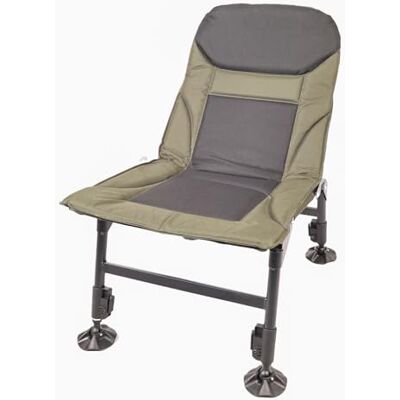 TCTNT Chaise de camping de qualité supérieure avec grands pieds réglables pour pêche à la carpe - Publicité TCTNT Chaise de camping de qualité supérieure avec grands pieds réglables pour pêche à la carpe - Publicité