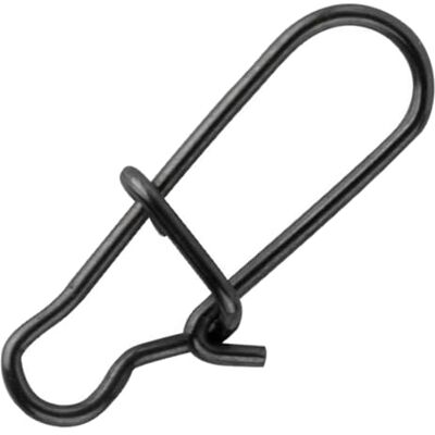Spro Matt Black Easy Snap : Agrafes pour la pêche au lancer, bas de ligne de brochet, émerillon de ligne. Taille/capacité de charge / contenu de la livraison : 3 / 18 kg / 18 pièces - Publicité Spro Matt Black Easy Snap : Agrafes pour la pêche au lancer, bas de ligne de brochet, émerillon de ligne. Taille/capacité de charge / contenu de la livraison : 3 / 18 kg / 18 pièces - Publicité