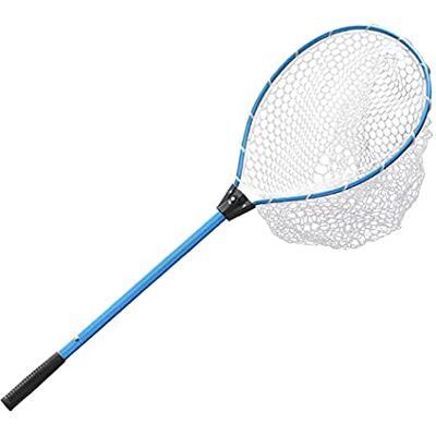 Generic Filet de épuisette, Poignée télescopique Pliable en Aluminium, Maille en Caoutchouc Durable, Bleu - Publicité Generic Filet de épuisette, Poignée télescopique Pliable en Aluminium, Maille en Caoutchouc Durable, Bleu - Publicité