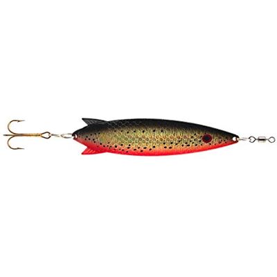 Abu Garcia Cuillère de Pêche Ondulante Toby Salmo 30 g Or-Copper Glitter Leurre Métal Truite Spinning Trout Area - Publicité Abu Garcia Cuillère de Pêche Ondulante Toby Salmo 30 g Or-Copper Glitter Leurre Métal Truite Spinning Trout Area - Publicité