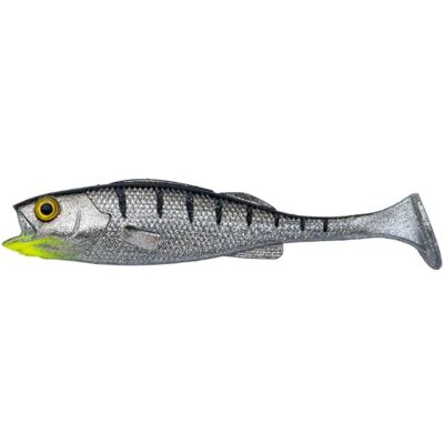 LMAB KØFI Perch Shad Tout Tailles et Couleurs leurre Souple 7, 11, 14, 18 & 23 cm, leurre Peche, shad leurre Souple, leurre carnassier (18 cm, Chrome Tiger) - Publicité LMAB KØFI Perch Shad Tout Tailles et Couleurs leurre Souple 7, 11, 14, 18 & 23 cm, leurre Peche, shad leurre Souple, leurre carnassier (18 cm, Chrome Tiger) - Publicité