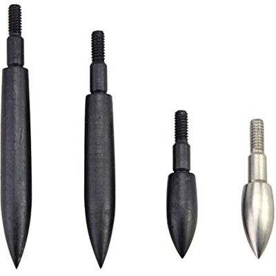 SHARROW 12pcs Pointes de Flèche Conseils Points de Champ de Flèche Broadheads pour Tir à l'arc Flèches de Carbone (Noir, 200 Grain) - Publicité SHARROW 12pcs Pointes de Flèche Conseils Points de Champ de Flèche Broadheads pour Tir à l'arc Flèches de Carbone (Noir, 200 Grain) - Publicité