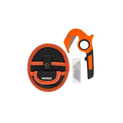 Gerber Couteau à lame fixe Vital, Orange, 31-003645 - Publicité Gerber Couteau à lame fixe Vital, Orange, 31-003645 - Publicité