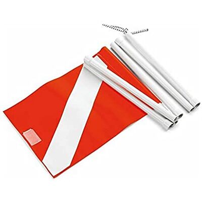 Best Divers drapeau démontable tige avec FILS élastique, 155 cm - Publicité Best Divers drapeau démontable tige avec FILS élastique, 155 cm - Publicité