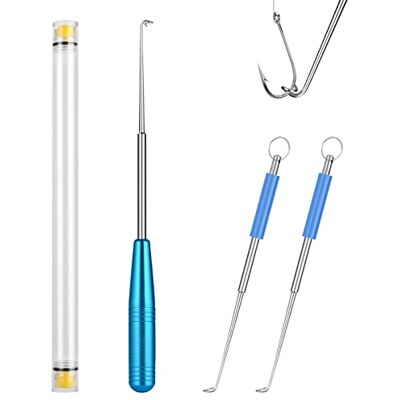 Vicloon Acier Inoxydable Remover Poisson Crochet, 3Pcs Dégorgeoir pour Peche, Pêche Détacheur avec Tube de Stockage, Extracteur Hameçon Fish Hook Remover Kit d'Outils de Retrait d'Hameçon(Bleu) - Publicité Vicloon Acier Inoxydable Remover Poisson Crochet, 3Pcs Dégorgeoir pour Peche, Pêche Détacheur avec Tube de Stockage, Extracteur Hameçon Fish Hook Remover Kit d'Outils de Retrait d'Hameçon(Bleu) - Publicité
