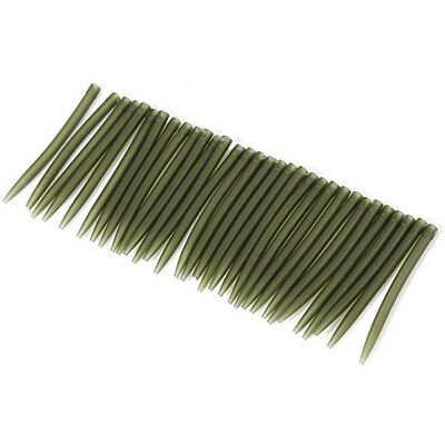 BTER Anti Rigs Sleeve, 30Pcs Sleeves, pour la pêche(Dark Green) - Publicité BTER Anti Rigs Sleeve, 30Pcs Sleeves, pour la pêche(Dark Green) - Publicité