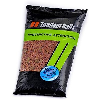 Tandem Baits Carp Food Mix Pellet Fruit&Sweet pour Carpes Pêche 10 kg - Publicité Tandem Baits Carp Food Mix Pellet Fruit&Sweet pour Carpes Pêche 10 kg - Publicité