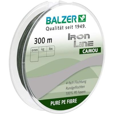 Balzer Iron Line 4 Vitesses Pêche en Fils tressés – Couleurs Assorties – Divers Ficelle Renforcer, Vert - Publicité Balzer Iron Line 4 Vitesses Pêche en Fils tressés – Couleurs Assorties – Divers Ficelle Renforcer, Vert - Publicité